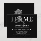 Bewerkbare Kleur ALASKA Verhuisbericht Kaart (Voorkant / Achterkant)