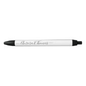 Bewerkbare Kleur Calligrafie Script Naam Pen (Voorkant)