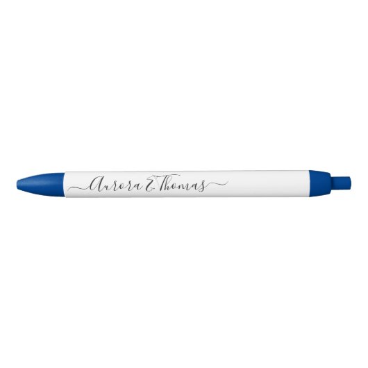 Bewerkbare Kleur Calligrafie Script Naam Pen (Voorkant)