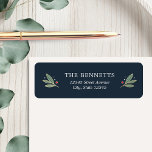 BEWERKBARE KLEUR Christmas Glow Adresetiketten Etiket<br><div class="desc">Voeg met onze adresetiketten voor moderne feestdagen een afwerking toe aan uw e-mails. Overeenkomende vakantiekaarten,  cadeaulabels voor vakantiekaarten en meer zijn beschikbaar op berryberrysweet.com</div>