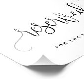 Bewerkbare KLEUR en grootte Gereserveerd Teken LCC Foto Afdruk (Hoek)