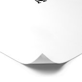 Bewerkbare KLEUR en GROOTTE Welkomstbord MSC Poster (Hoek)