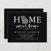 Bewerkbare kleur GEORGIA Bewegende aankondiging (Voorkant / Achterkant)