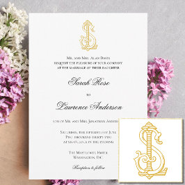 BEWERKBARE KLEUR LS Monogram of SL Monogram Kaart