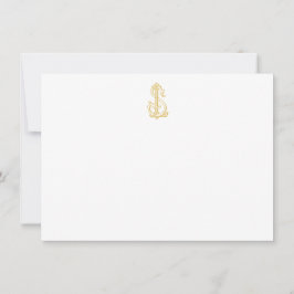 BEWERKBARE KLEUR LS Monogram SL Monogram Notecards Notitiekaartje