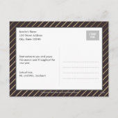 BEWERKBARE KLEUR Merrily Ever After Holiday Briefk Feestdagenkaart (Achterkant)