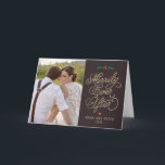 BEWERKBARE KLEUR Merrily Ever After Holiday Cards Feestdagen Kaart<br><div class="desc">Ontwerp © Berry Sweet. Bezoek onze design showroom op WWW.BERRYBERRYSWEET.COM</div>