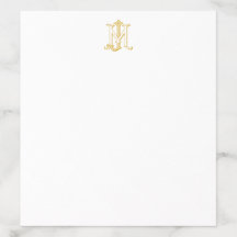 BEWERKBARE KLEUR MJ Monogram JM Monogram Liners