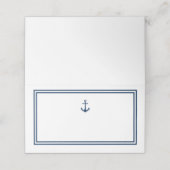 Bewerkbare kleur Modern Klassiek Anker Plaatskaartje (Buitenkant ongevouwen)