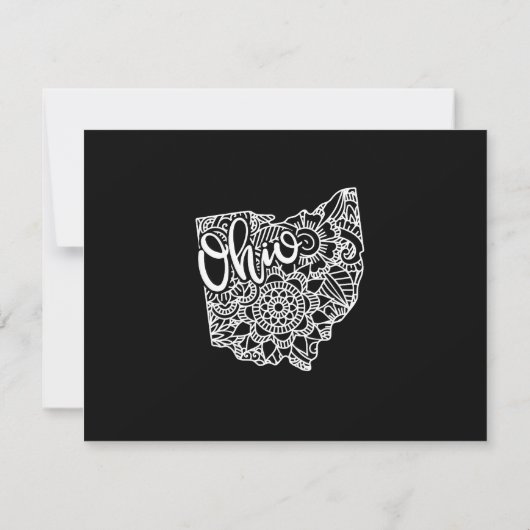 Bewerkbare kleur OHIO Bewegende aankondiging (Achterkant)