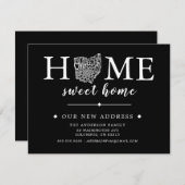 Bewerkbare kleur OHIO Bewegende aankondiging (Voorkant / Achterkant)