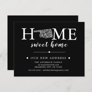 Bewerkbare kleur OKLAHOMA Bewegende Aankondiging