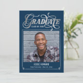 Bewerkbare kleur Shining Future Afstuderen Kaart (Staand voorkant)