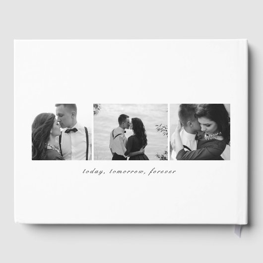 BEWERKBARE KLEUR Simply Us Wedding Guest Book Gastenboek (Achterkant)