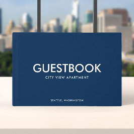 Bewerkbare Kleur Stijlvol Sans Serif Modern Gastenboek