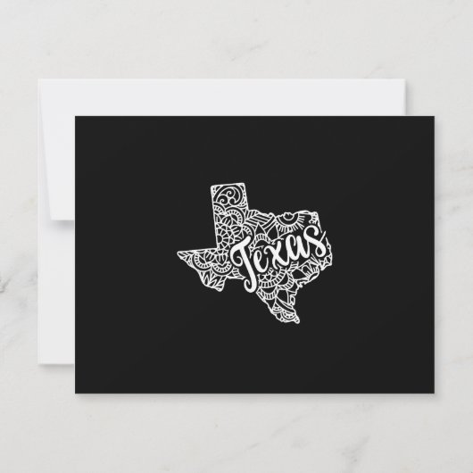 Bewerkbare kleur TEXAS-bewegende aankondiging (Achterkant)