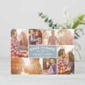 Bewerkbare kleur voor fotovitrine De Kaart Datum o (Staand voorkant)