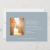 Bewerkbare kleur voor fotovitrine De Kaart Datum o (Achterkant)