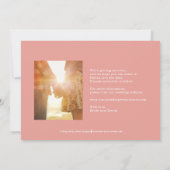 Bewerkbare kleur voor fotovitrine De Kaart Datum o (Achterkant)