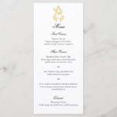 BEWERKBARE KLEUREN AB Monogram BA Monogram Menu (Voorkant)