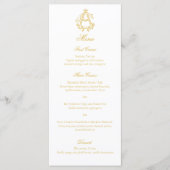 BEWERKBARE KLEUREN AC Monogram CA Monogram Menu (Voorkant)