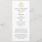 BEWERKBARE KLEUREN AC Monogram CA Monogram Program Programmakaart (Voorkant)