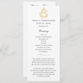 BEWERKBARE KLEUREN AC Monogram CA Monogram Program Programmakaart