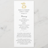 BEWERKBARE KLEUREN AE Monogram EA Monogram Program Programmakaart (Voorkant)