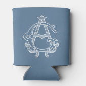 BEWERKBARE KLEUREN AG Monogram GA Monogram Gezelli Blikjeskoeler (Achterkant)