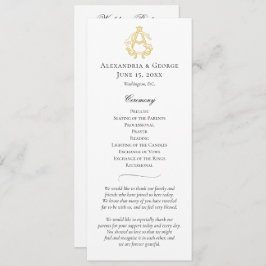 BEWERKBARE KLEUREN AG Monogram GA Monogram Program Programmakaart