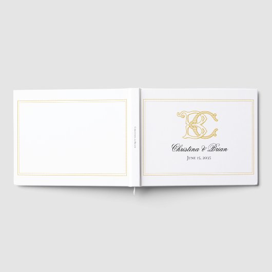 BEWERKBARE KLEUREN BC Monogram CB Monogram Gastboe Gastenboek (Volledig)