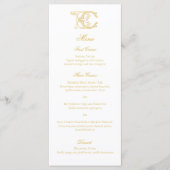 BEWERKBARE KLEUREN BC Monogram CB Monogram Menu (Voorkant)