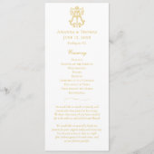 BEWERKBARE KLEUREN BIJ Monogram TA Monogram Progra Programmakaart (Voorkant)