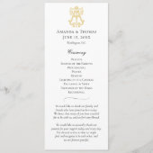 BEWERKBARE KLEUREN BIJ Monogram TA Monogram Progra Programmakaart (Voorkant)