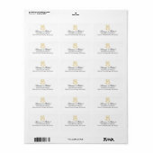 BEWERKBARE KLEUREN BM Monogram MB Monogram Label (Full Sheet)