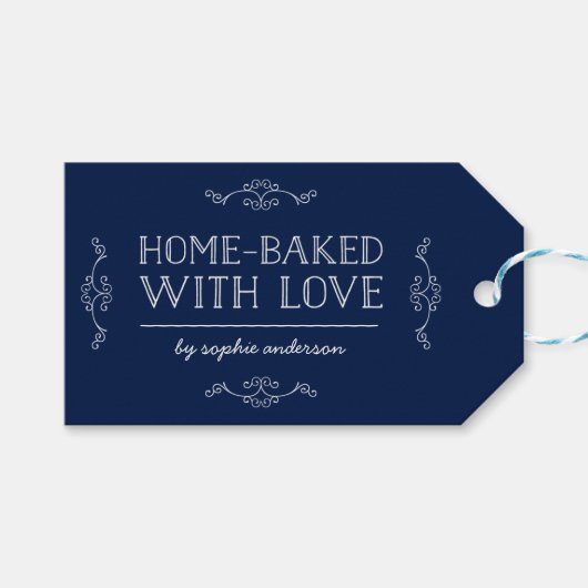 Bewerkbare kleuren brengen thuis vlekken met liefd cadeaulabel (Voorkant (Horizontaal))