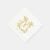 BEWERKBARE KLEUREN CM Monogram MC Monogram Servett Servet (Hoek)