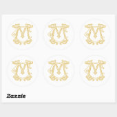 BEWERKBARE KLEUREN CM Monogram MC Monogram Sticker (Vel)