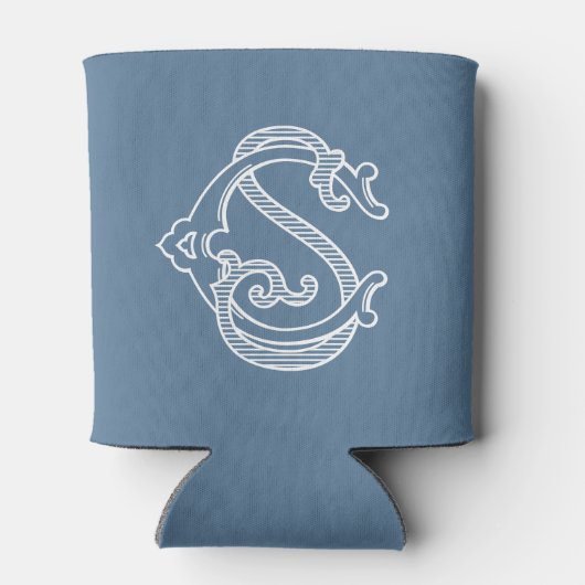 BEWERKBARE KLEUREN CS Monogram SC Monogram Gezelli Blikjeskoeler (Achterkant)