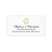 BEWERKBARE KLEUREN CS Monogram SC Monogram Label (Voorkant)