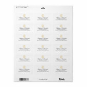 BEWERKBARE KLEUREN CS Monogram SC Monogram Label (Full Sheet)