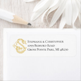 BEWERKBARE KLEUREN CS Monogram SC Monogram Label