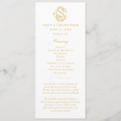 BEWERKBARE KLEUREN CS Monogram SC Monogram Program Programmakaart (Voorkant)