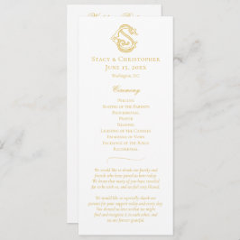 BEWERKBARE KLEUREN CS Monogram SC Monogram Program Programmakaart