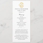 BEWERKBARE KLEUREN CS Monogram SC Monogram Program Programmakaart (Voorkant)