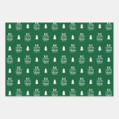 Bewerkbare kleuren die tot kerstdag niet kunnen wo inpakpapier vel (Voorkant 2)