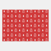 Bewerkbare kleuren die tot kerstdag niet kunnen wo inpakpapier vel (Voorkant)