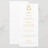BEWERKBARE KLEUREN DM Monogram MD Monogram Menu (Voorkant / Achterkant)