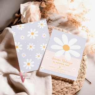 Bewerkbare kleuren ELKE LEEFTIJD Daisy Summer Birt Kaart
