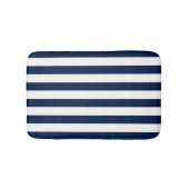 Bewerkbare kleuren en witte strepen badmat (Voorkant)